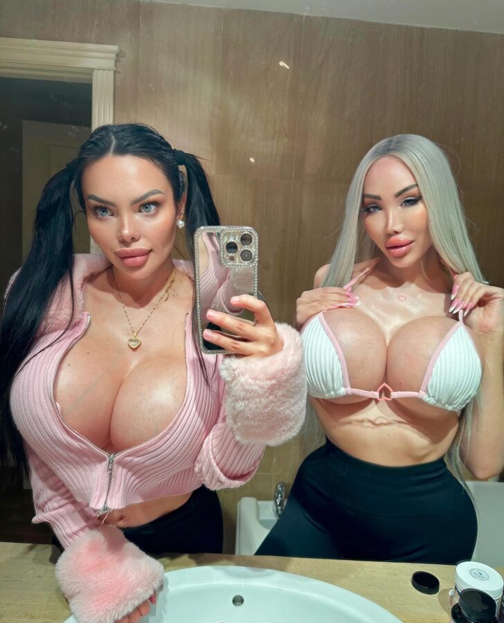 Huge breasted bimbo friends from instagram