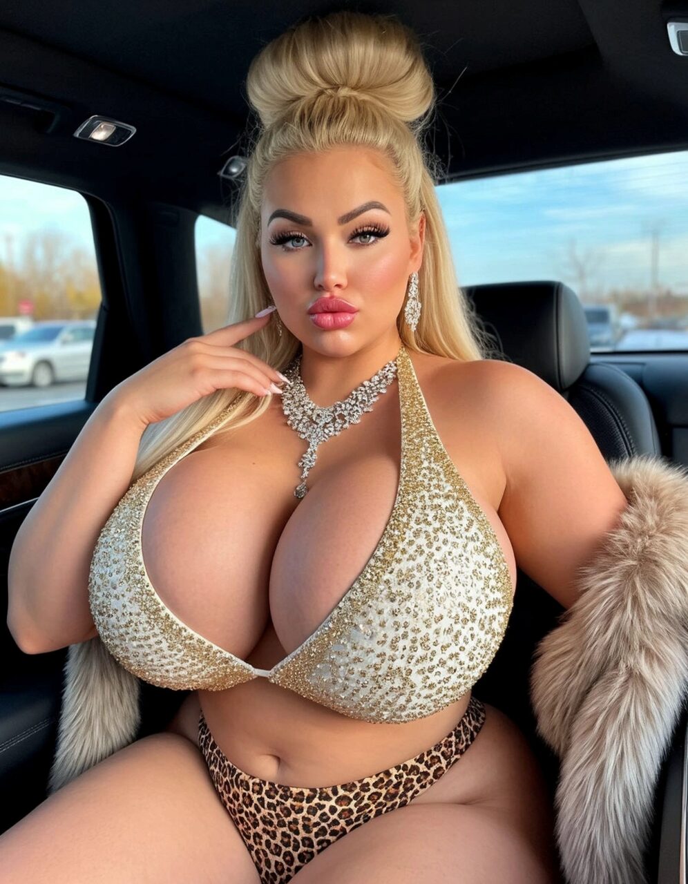 Big tit bimbo mommy fuck doll